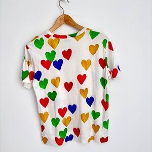 Akris Heart Print Tee - Spring 2023 - Size 10